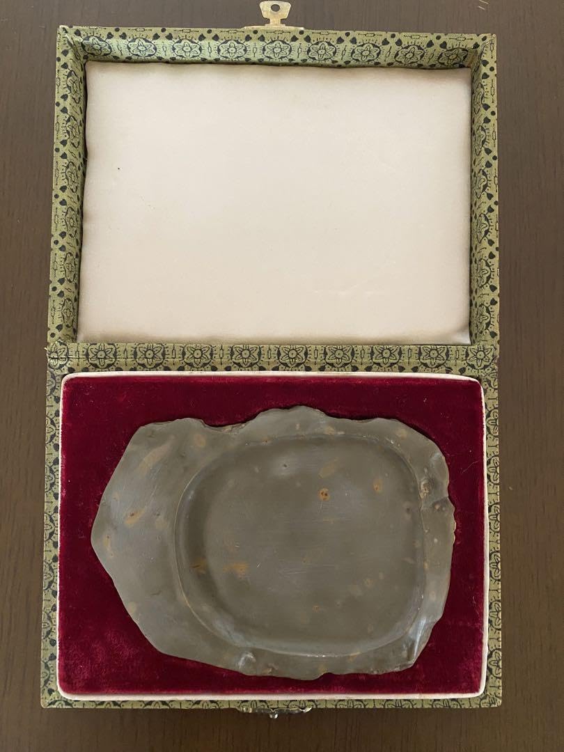 中国燕子石　硯 □□ 中国硯 燕子石 化石 硯 □□□